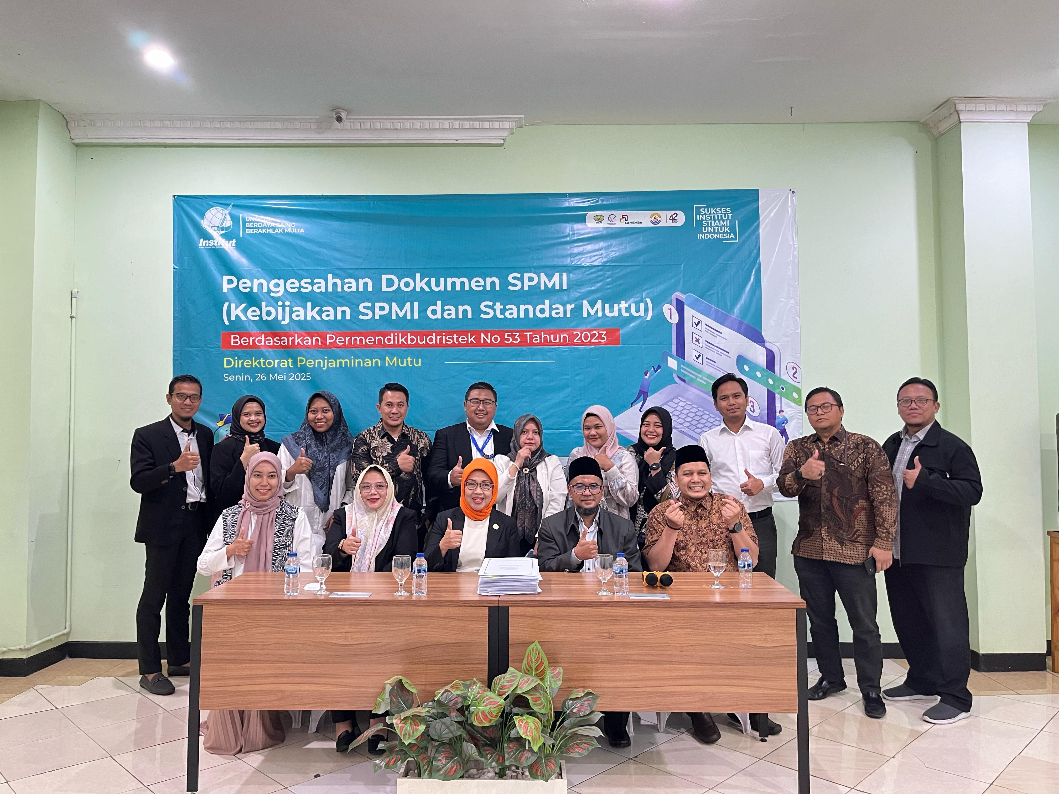 Direktorat Penjaminan Mutu Institut STIAMI Resmi Tetapkan Kebijakan dan 30 Standar Mutu Pendidikan